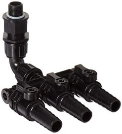 Aquascape Barbed 3-Way Valve With Individual Flow Controls - 3/4" MPT X 3/4"