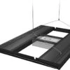 Aquatic Life T5HO 4-Lamp Mounting Fixture Aquarium LED Light Fixture - Black - 24 In