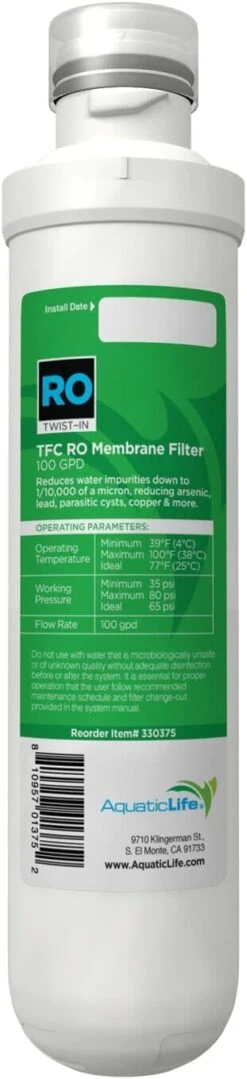 Aquatic Life Twist-In Ro/Di Unit Aquatics Reverse Osmosis - 100 Gpd -Pets-Fish Shop aquatic life twist in rodi unit aquatics reverse osmosis 100 gpd 709286