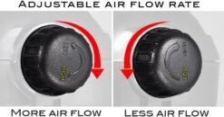 Aquatop Breza Dual Outlet Aquarium Air Pump - Black - 40 - 100 Gal -Pets-Fish Shop aquatop breza dual outlet aquarium air pump black 40 100 gal 228731