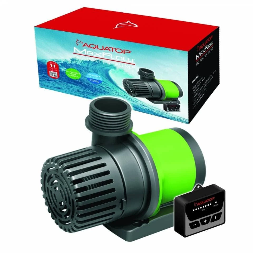 Aquatop Maxflow DC Water Pump With Controller Aquarium Air Pump - 1500 GPH 1 Aquatop Maxflow DC Water Pump With Controller Aquarium Air Pump - 1500 GPH