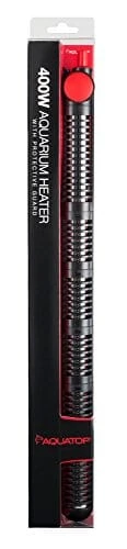 Aquatop Premier Glass Heater With Protective Guard Submersible Fish Tank Heater - 400 Watt