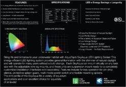 Aquatop Skyaqua Ultrabright LED Aquarium Light System - 12 - 18 In -Pets-Fish Shop aquatop skyaqua ultrabright led aquarium light system 12 18 in 671305