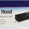 Aqueon Deluxe Full Fluorescent Hood - Black - 16" X 8"