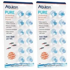 Aqueon PURE Live Beneficial Bacteria And Enzymes - 10 Gal - 12 Pk