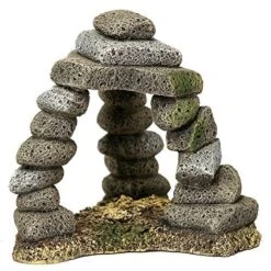 Exotic Environments Triple Pebble Archway Resin Aquatics Decoration - Medium
