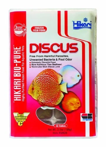 Hikari Bio-Pure Frozen Discus - Cubes - 3.5 Oz - Pack Of 12 1 Hikari Bio-Pure Frozen Discus - Cubes - 3.5 Oz - Pack Of 12