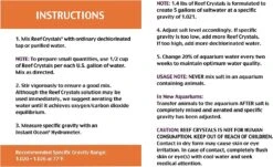 Instant Ocean Reef Crystals Reef Salt Box Aquarium Marine Salt - 50 Gal