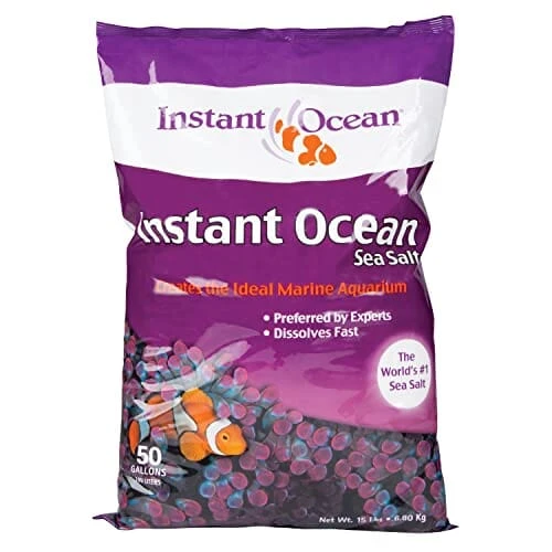 Instant Ocean Sea Salt Box Aquarium Marine Salt - 50 Gal 1 Instant Ocean Sea Salt Box Aquarium Marine Salt - 50 Gal