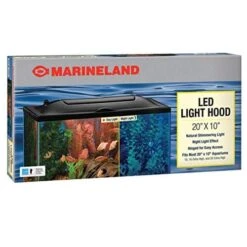 Marineland LED Aquarium Hood Aquarium Black - 20 X 10 In