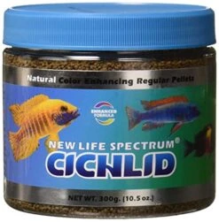 New Life Spectrum Naturox Cichlid - 1-1.5 Mm Sinking Pellets - 300 G