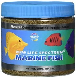 New Life Spectrum Naturox Marine Fish - 1 - 1.5 Mm Sinking Pellets - 300 G