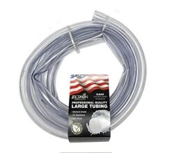 Python Professional Quality Large Tubing - Clear - 1" ID X 10 Ft