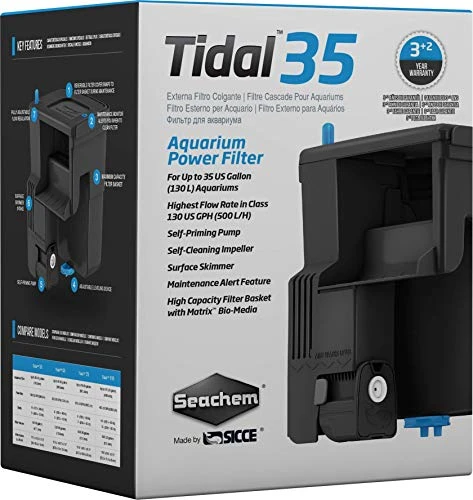 Seachem Tidal 35 Power Filter 1 Seachem Tidal 35 Power Filter