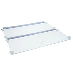 Seapora Glass Canopy - Rimless - 24" X 24"