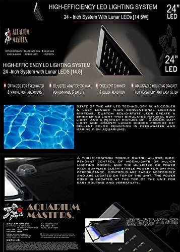 Seapora High-Efficiency LED Lighting System - 14.5 W - 24" 1 Seapora High-Efficiency LED Lighting System - 14.5 W - 24"