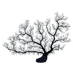 Underwater Treasures Sea Fan Coral - Black